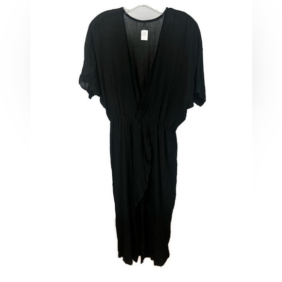 Dippin' Daisy's Women's Alexandria Black Swim Coverup Dress- Size XS - Picture 3 of 8